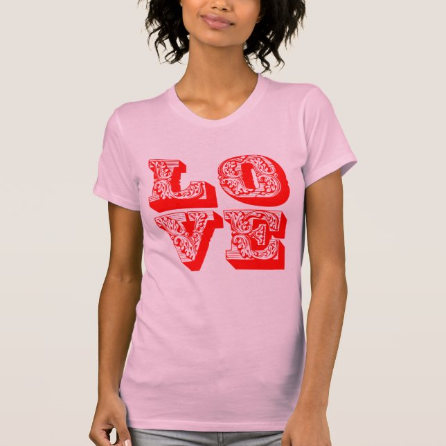 T-SHIRT CARRÉ AMOUR (Devant)