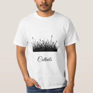T-shirt carré autocollant en silhouette noire