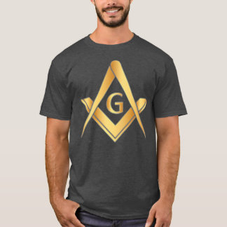 T-shirt Carré Compass Freemason cadeaux pour hommes Masoni