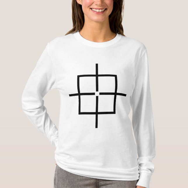 T-shirt Carré Crosshairs (Devant)