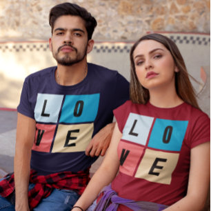 T-shirt Carré d'amour