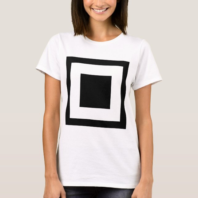 T-shirt Carré dans un Carré (Devant)