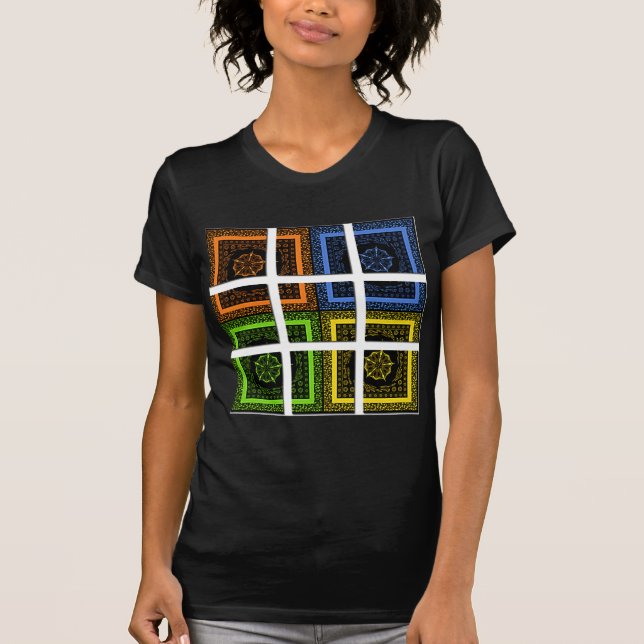 T-shirt Carré dans une boîte (Devant)