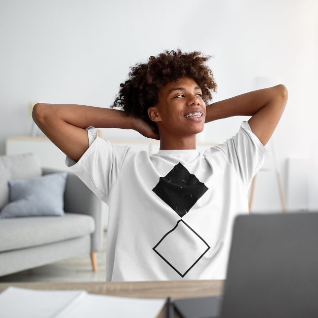 T-shirt Carré de diamant décoratif (Créateur téléchargé)