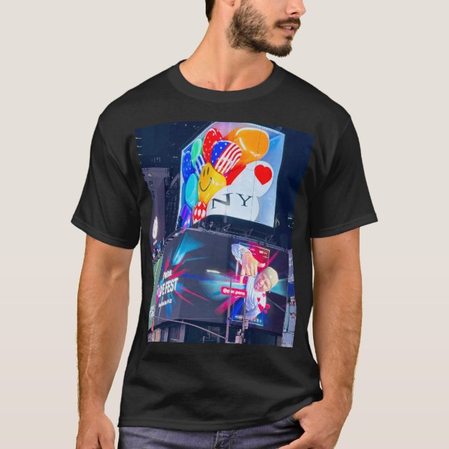 T-shirt Carré de temps New York 2025 (Devant)