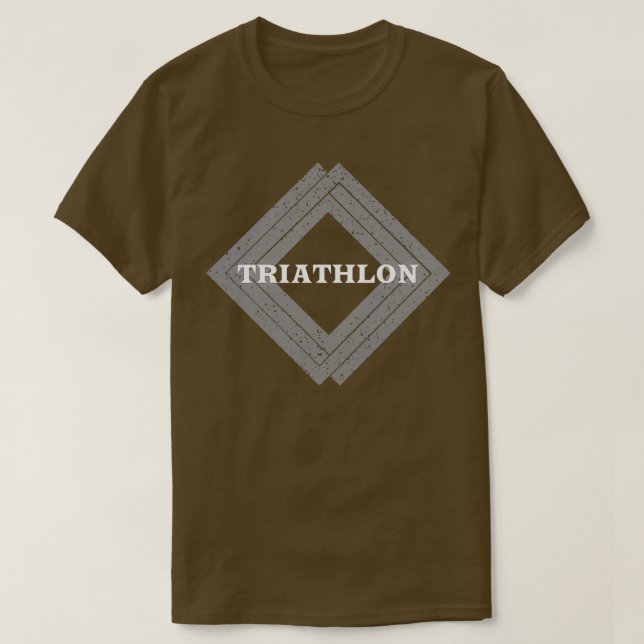T-shirt Carré de triathlon (Design devant)