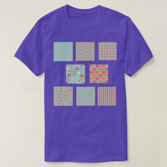 T-shirt carré de Valentine (Design devant)