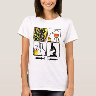 T-SHIRT CARRÉ DU LOGO 4 DE LABORATOIRE - ICÔNES DE