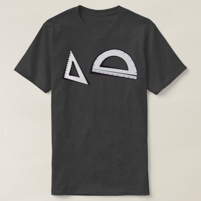 T-shirt Carré et fournisseur (Design devant)