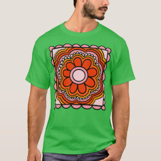 T-shirt Carré Granny Flower
