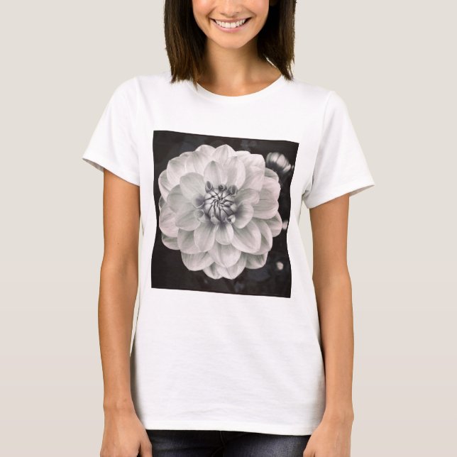 T-shirt Carré photo - Chrysanthemum (Devant)