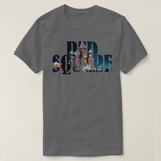 T-shirt CARRÉ rouge (Design devant)