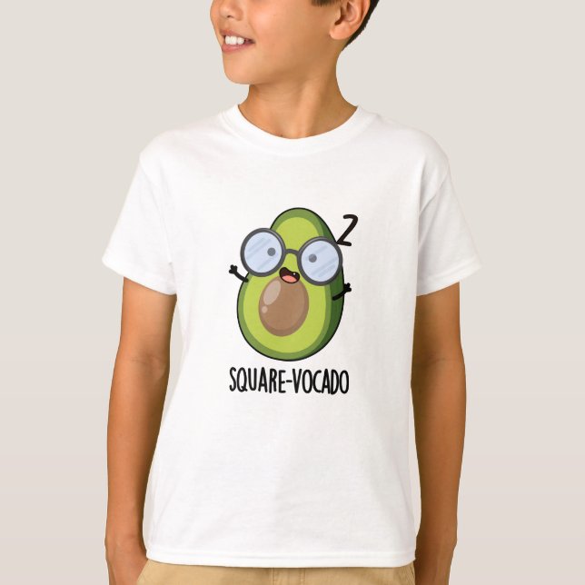 T-shirt Carré-vocado Amusant Avocado Pun (Devant)