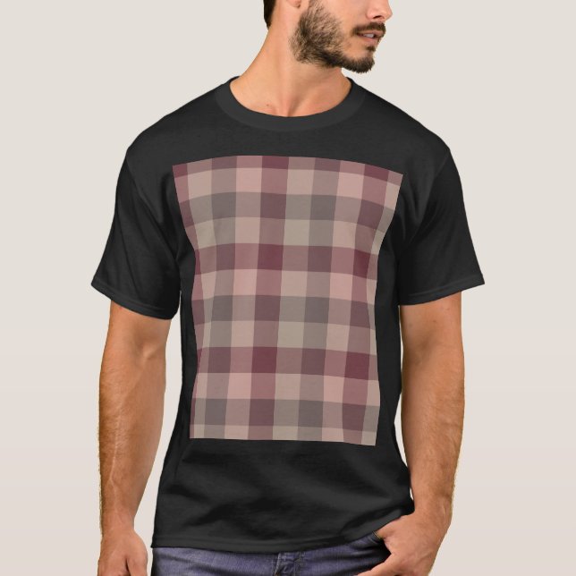 T-shirt Carreau blushwood (Devant)