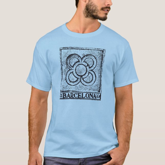 T-shirt Carreau de Barcelone Moderniste (Devant)