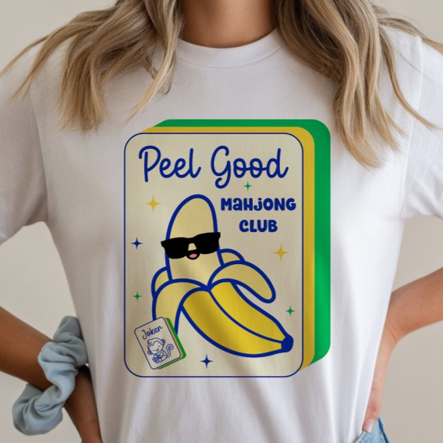 T-shirt Carreau de Jeu Mahjong Banane (Créateur téléchargé)