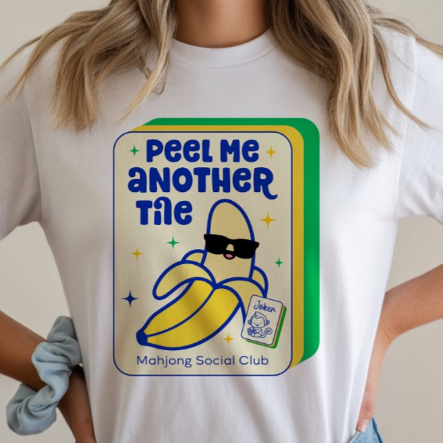 T-shirt Carreau de Jeu Mahjong Banane (Créateur téléchargé)