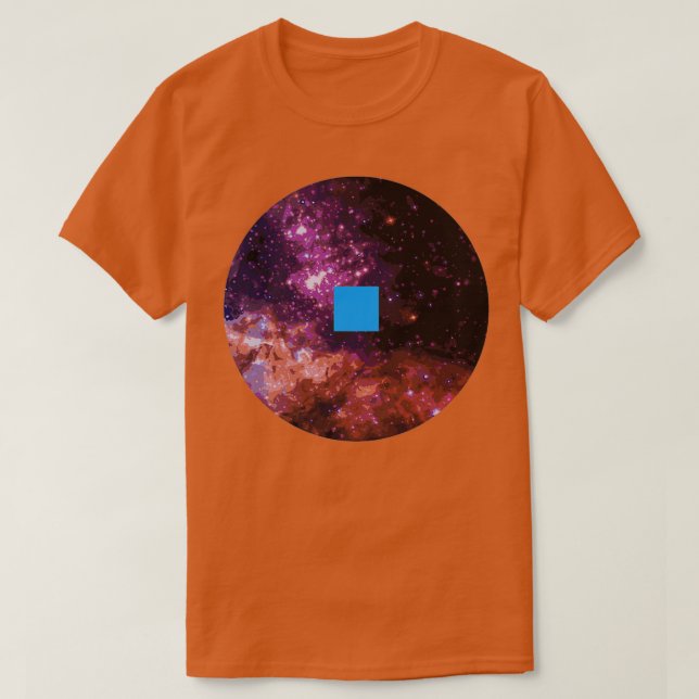 T-shirt Carreaux bleus Zima Universe (Design devant)