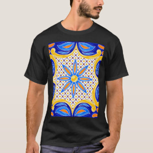 T-shirt Carrelage en céramique Talavera mexicain Motif 1