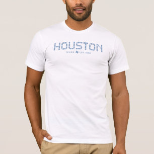 T-shirt Carrelage Houston, Carrelage bleu, Houston Texas