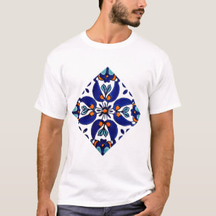 T-shirt Carrelage Talavera Mexicaine No 1