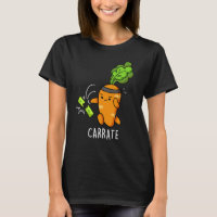 Carrer Carotte drôle Karate Pun Dark BG