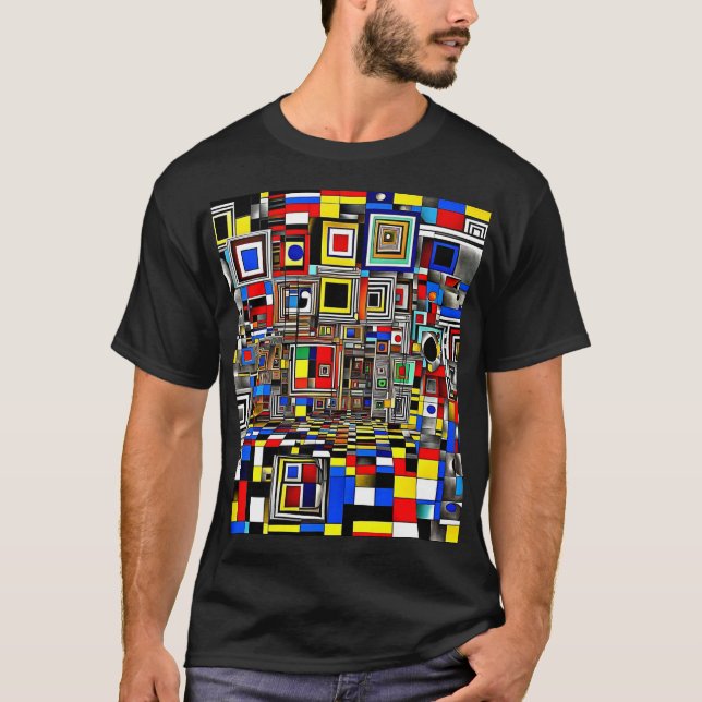 T-SHIRT CARRÉS 3 (Devant)