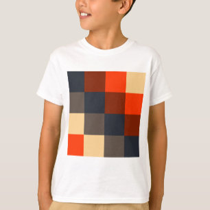 T-shirt Carrés couleur