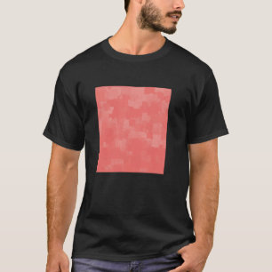 T-shirt Carrés sans fil dans le Coral Gr Carré
