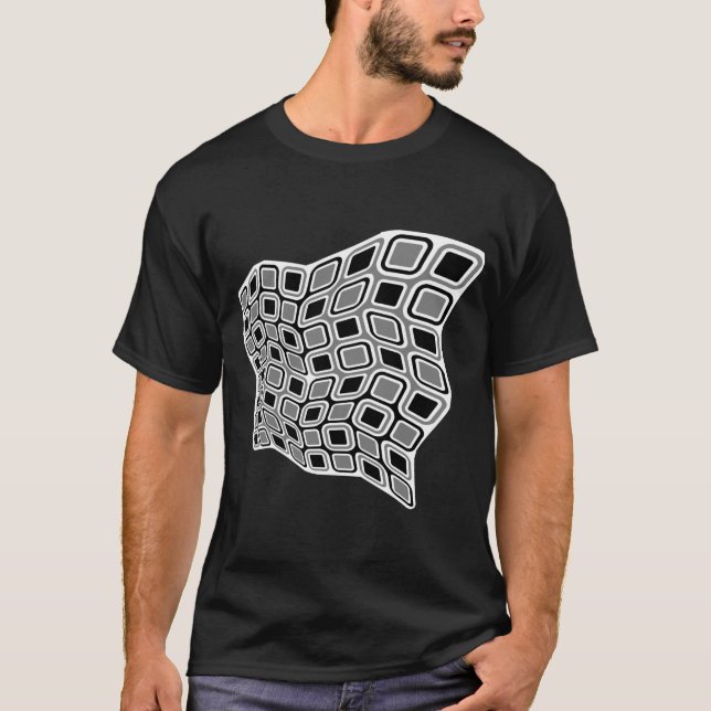 T-shirt Carrés Trippy (Devant)