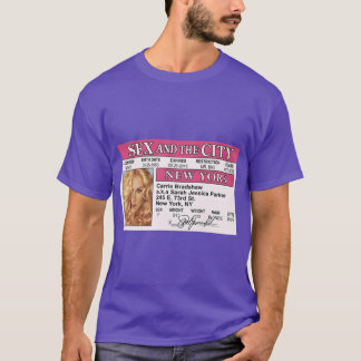 T-shirt carrie bradshaw satc id friends