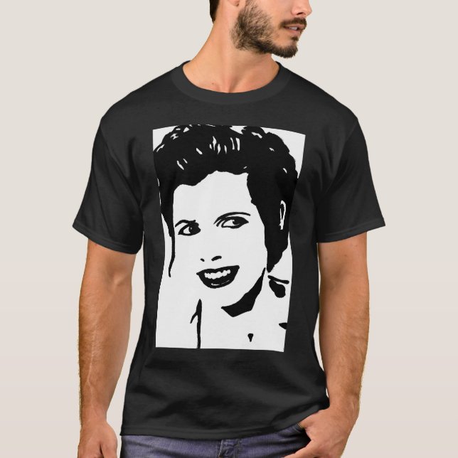 T-shirt Carrie Fisher (Devant)