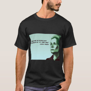 T-SHIRT CARRIE-FISHER-(EN-MEMORIAM)-NOYÉE-AU-CLAIR-DE-LUNE