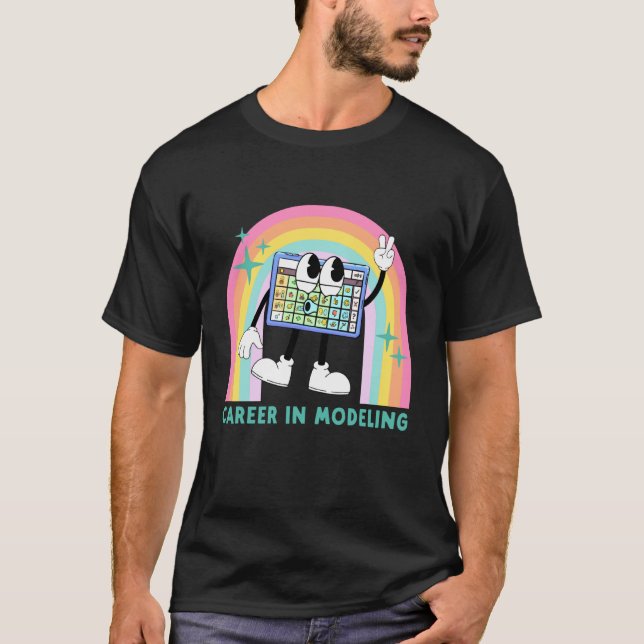 T-shirt Carrière dans la modélisation Enseignant AAC SLP S (Devant)