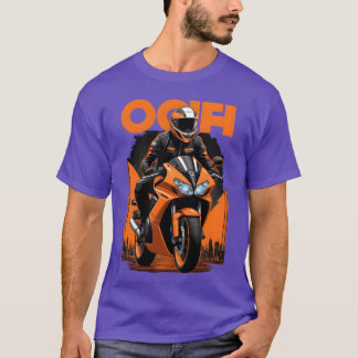T-shirt Carrière de course urbaine inspirée de Speed Race
