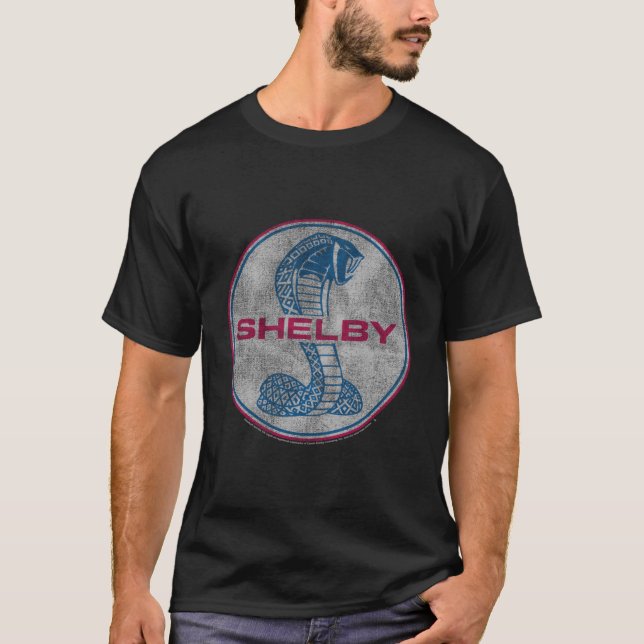 T-shirt Carroll Shelby Full Color Cobra (Devant)