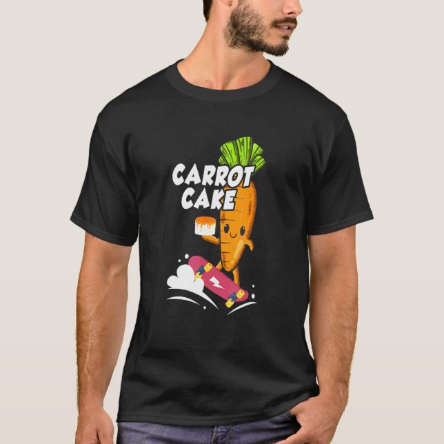 T-shirt Carrot Cake Skate Boaro Carro (Devant)