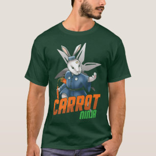 T-shirt Carrot Nunchucks Ninja Japon Katana MIXED MARTIAL 