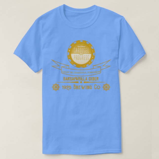 T-shirt Carrousel du progrès Sarsaparilla Cider (Design devant)