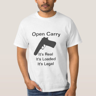 T-shirt Carry ouvert est juridique