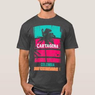 T-shirt Cartagena Souvenir Colombie Rappel