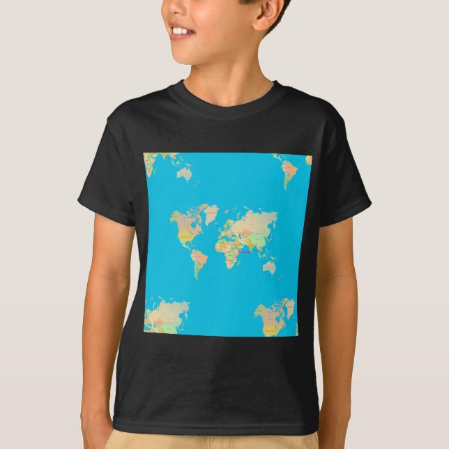T-shirt carte (Devant)