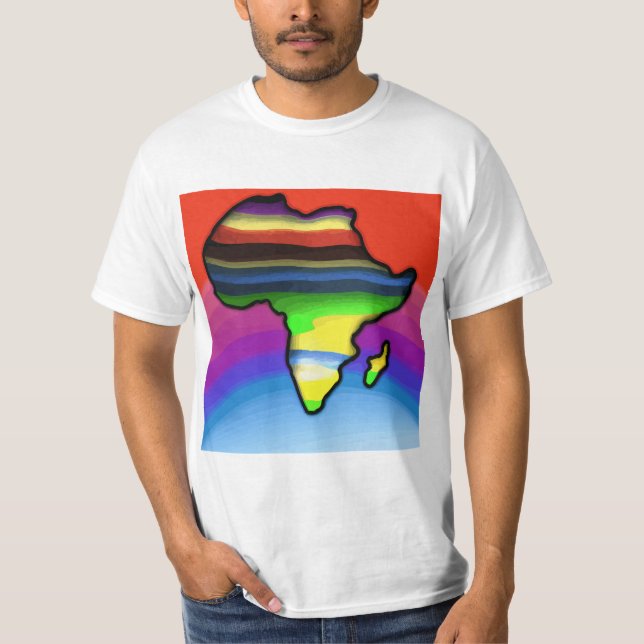 T-shirt Carte Afrique (Devant)