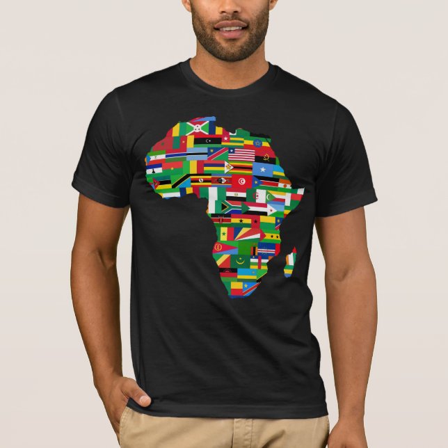 T-shirt Carte Afrique (Devant)