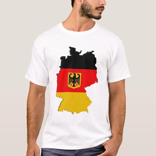 T-shirt Carte Allemagne (Devant)