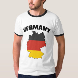 T-shirt Carte Allemagne - Drapeau allemand - Deutschland T