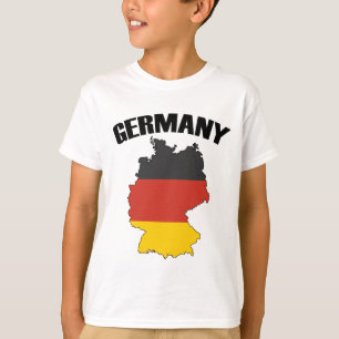 T-shirt Carte Allemagne - Drapeau allemand - Deutschland T