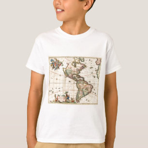T-shirt Carte Amérique 1670