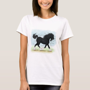 T-shirt Carte anatomique éducative du Cheval de la Côte No