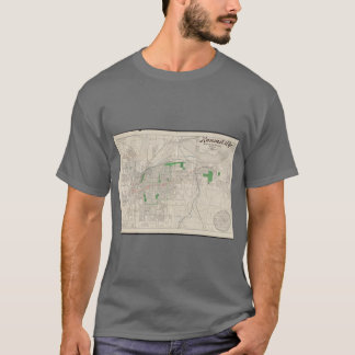 T-shirt Carte ancienne de Kansas City 1893